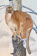 Sentinel - Cougar Painting