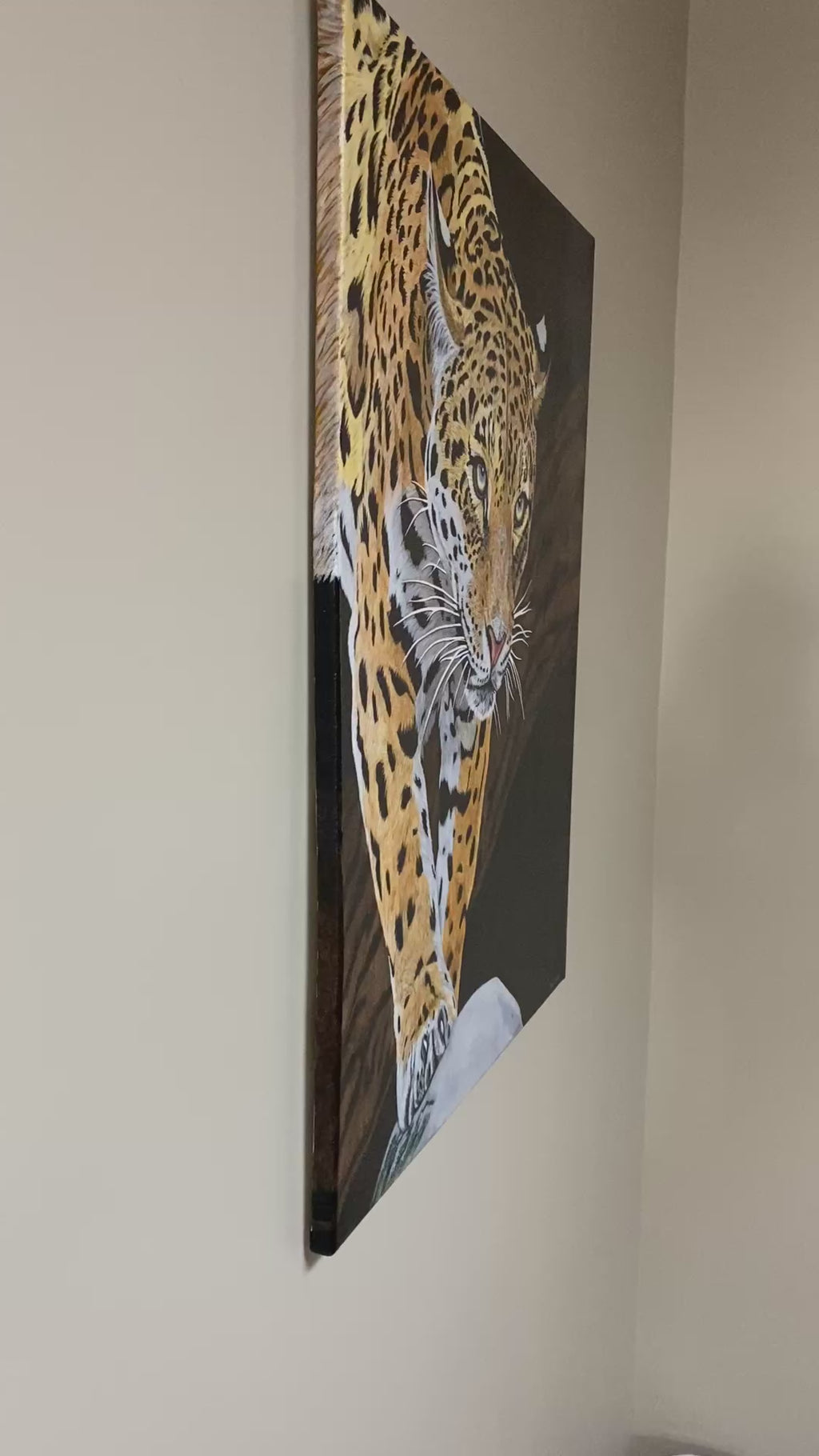 One Step Closer - Jaguar Painting