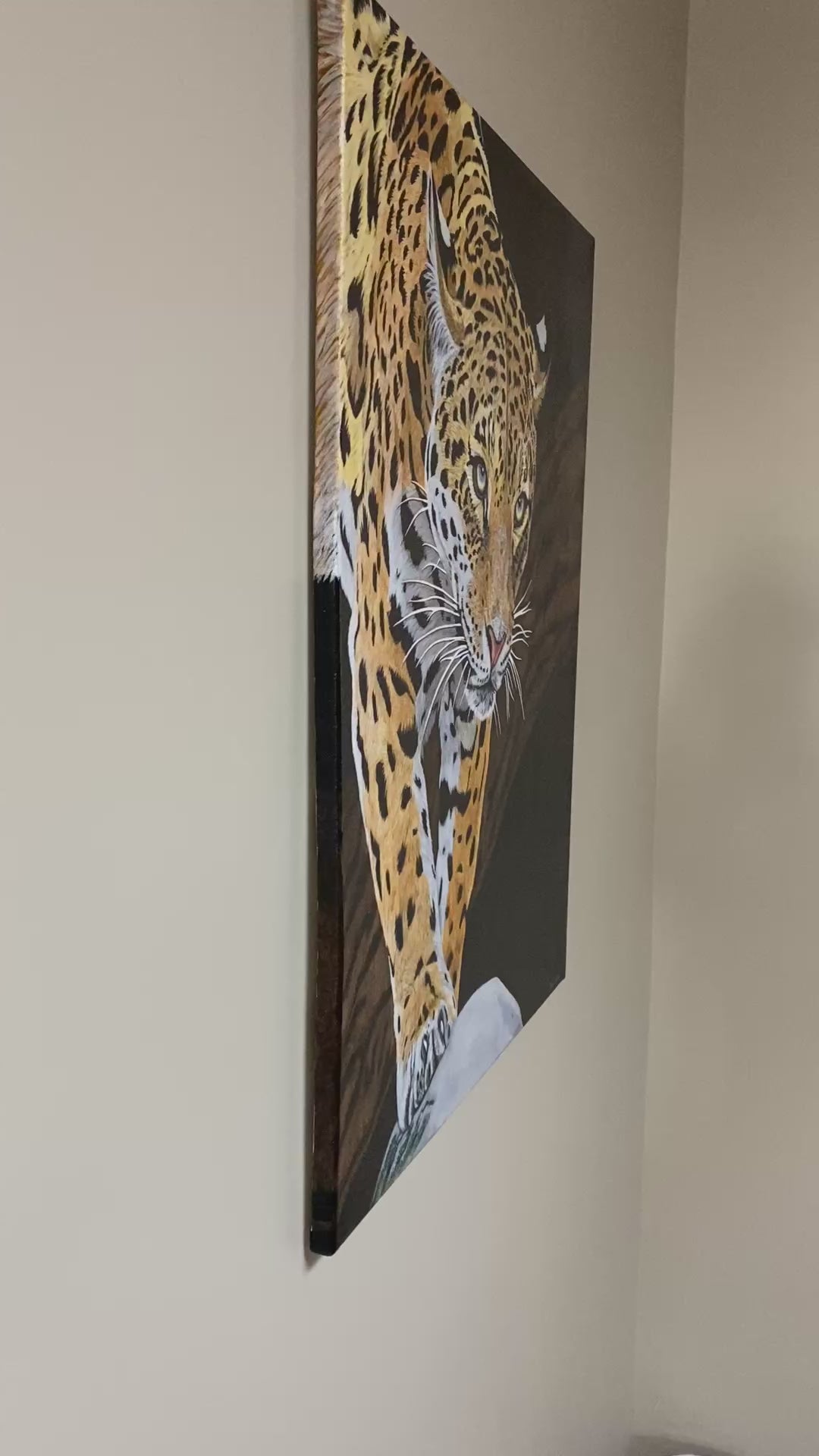 One Step Closer - Jaguar Painting
