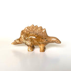 Stegosaurus soapstone carving by Canadian wildlife artist - Silverline Fine Art