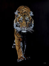 Load image into Gallery viewer, “Out of the Darkness” Tiger Painting