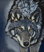 Winter’s Wolf - Wolf Painting