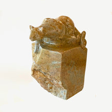 Load image into Gallery viewer, Cougar Soapstone Carving
