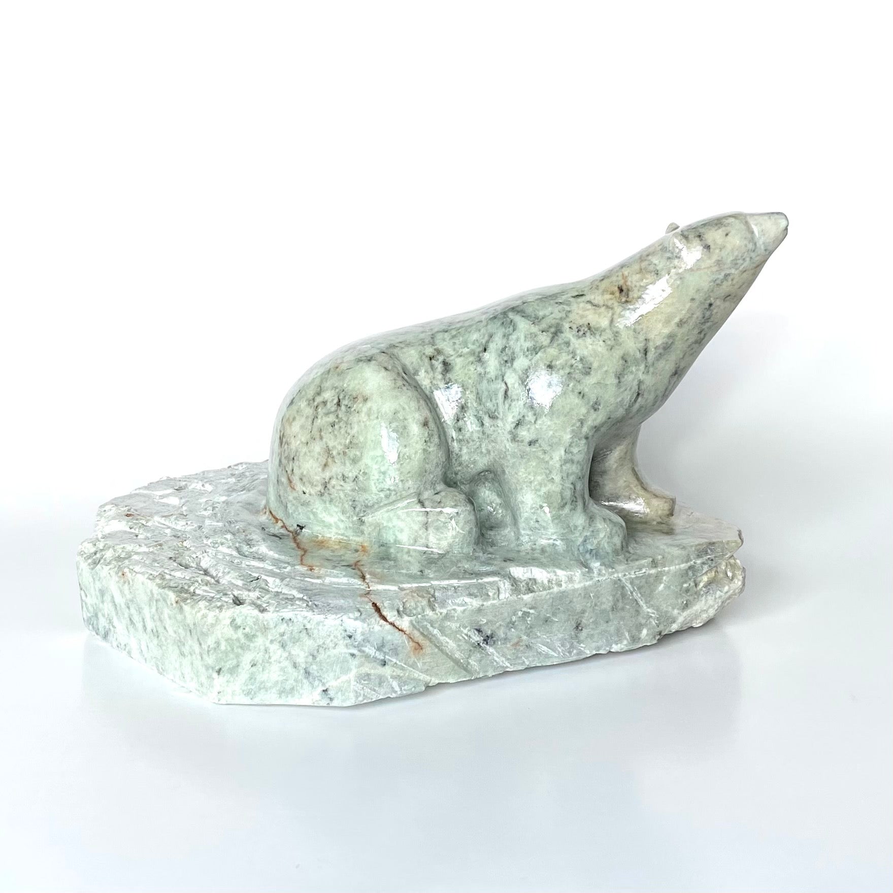Polar Bear Soapstone Carving