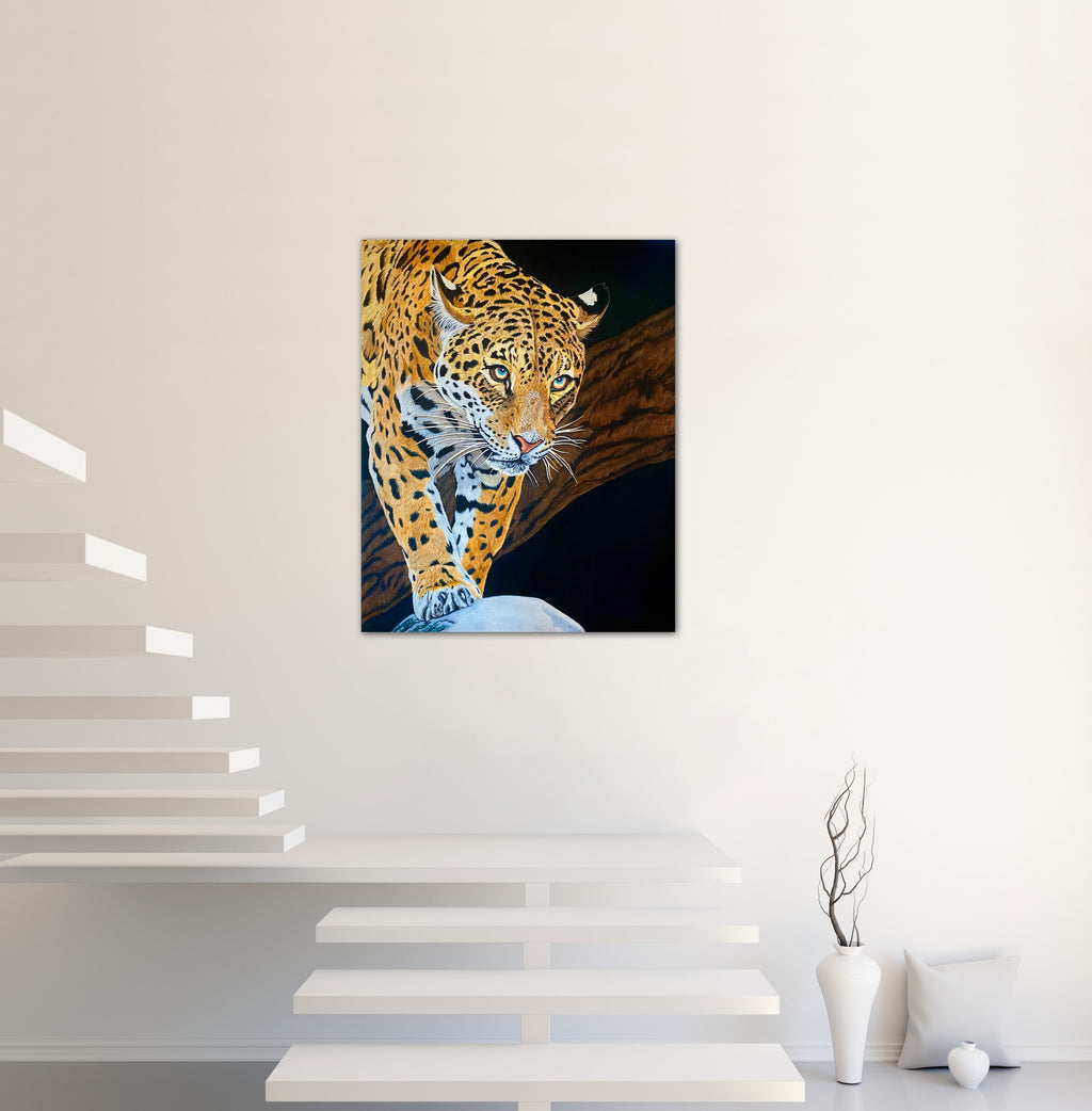 One Step Closer - Jaguar Painting